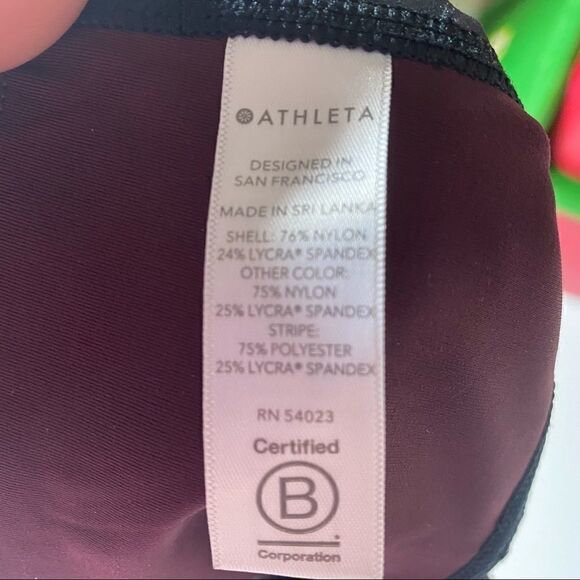 Athleta | Yoga Tri-Color Legging EUC - Picture 5 of 7